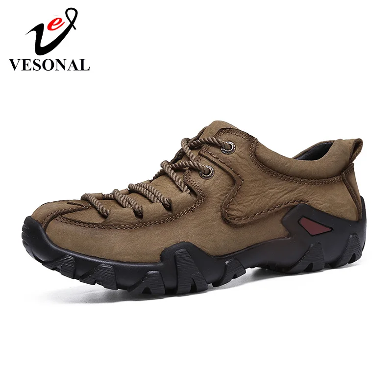 

VESONAL Brand Casual Comfortable Male Shoes Adult Men Fashion Quality Footwear Hiking Outdoor Man Shoes