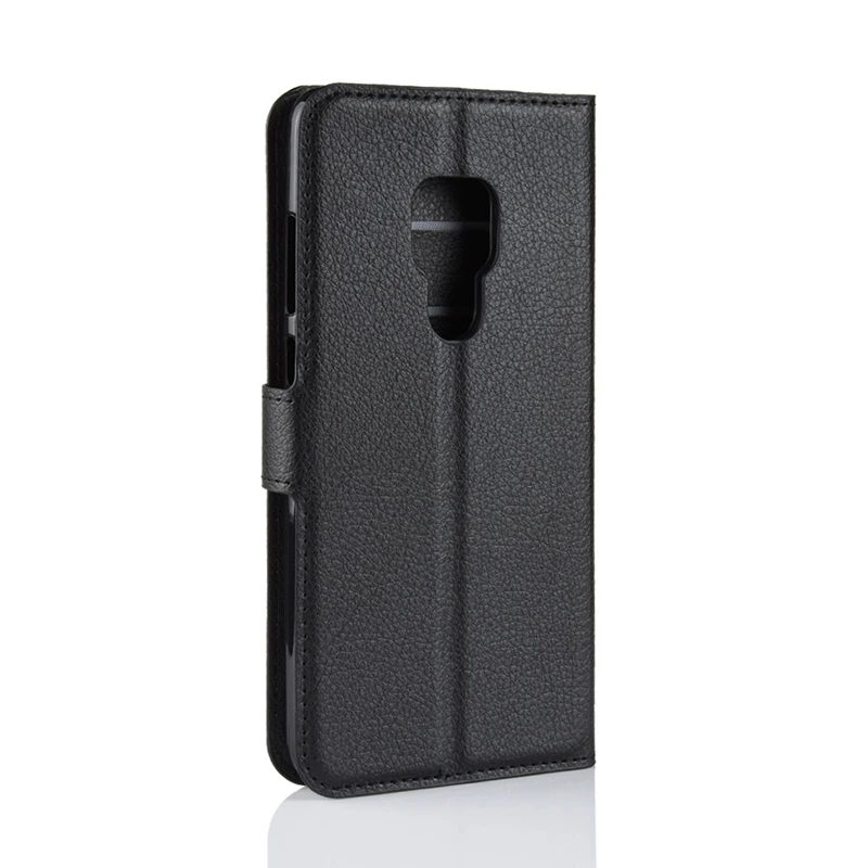 500pcs Litchi Pattern Wallet Leather Magnet Kickstand Case For Huawei P30 Lite P20 Mate 30 Pro 20 X Y9 Y6 Y7 Y5 Nova 5 5i Cover