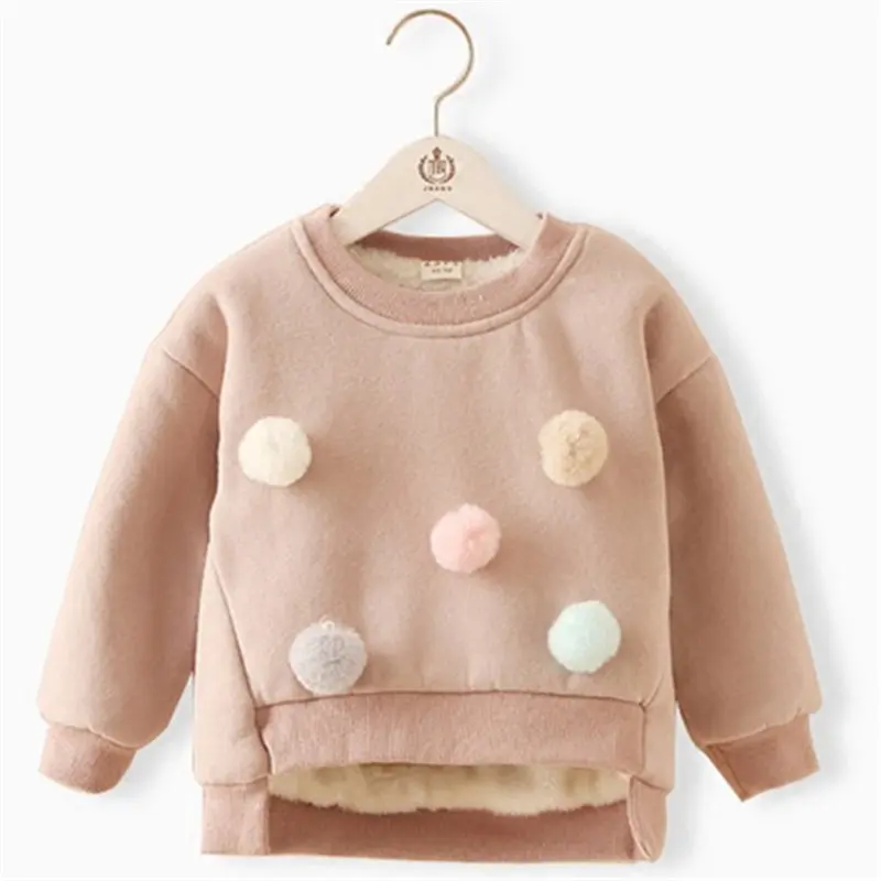 

Kid Girls Winter Thick Sweater Coat Cartoon Children Boys Sweaters Clothes Infant Warm Fleece Kid Pullover Blouse Long Sleeve