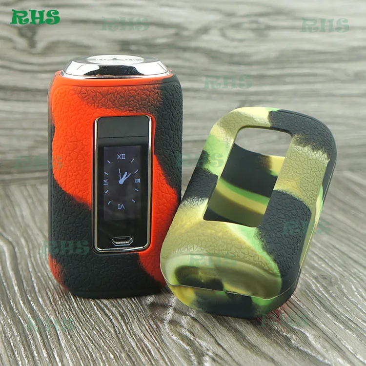 

13 Colors New Silicone Case Cover for Original Aspire Newest revolutionary 210w Aspire SkyStar Revvo kit free shipping