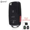 Chiave Telecomando per VW Volkswagen Beetle CC Golf Jetta Passat GTI 4 tasti 315Mhz 48 Chip