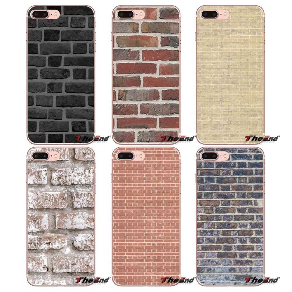 Colorful Brick Wall Print Silicone Case For Huawei G7 G8 P7 P8 P9 Lite Honor 4C 5X 5C 6X Mate 7 8 9 Y3 Y5 Y6 II 2 Pro 2017 | Мобильные