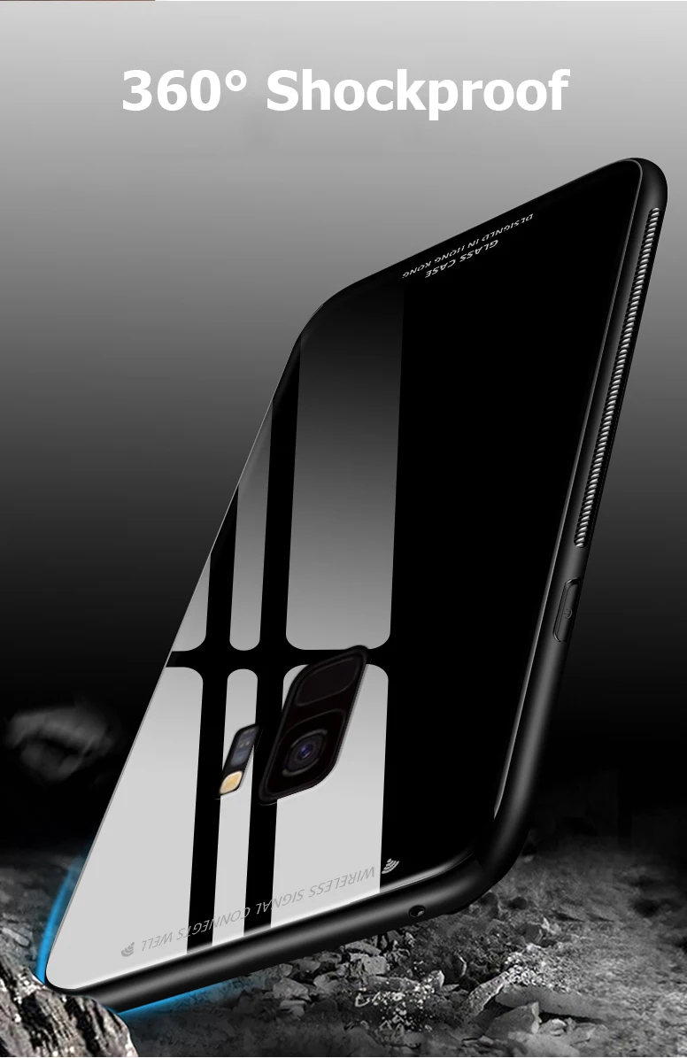 For-Samsung-Galaxy-A7-2018-Case-Luxury-Slim-Fit-Glossy-Tempered-Glass-Silicone-Frame-Hard-Cover(12)