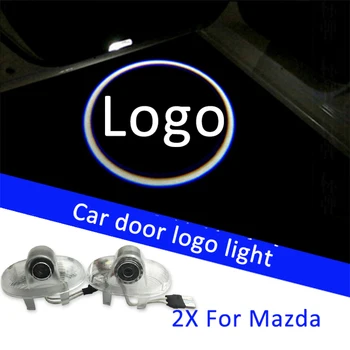 

2pcs Led Logo Laser Projector Light For Mazda 3 8 Car Door Light Ghost Shadow Lamp Accessories