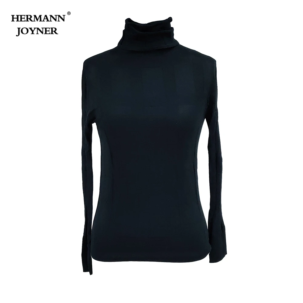 Hermann Joyner Newest Autumn Winter Women Casual Sweaters And Turtleneck Long Sleeve Pullovers High Elastic Soft and comfortable | Женская