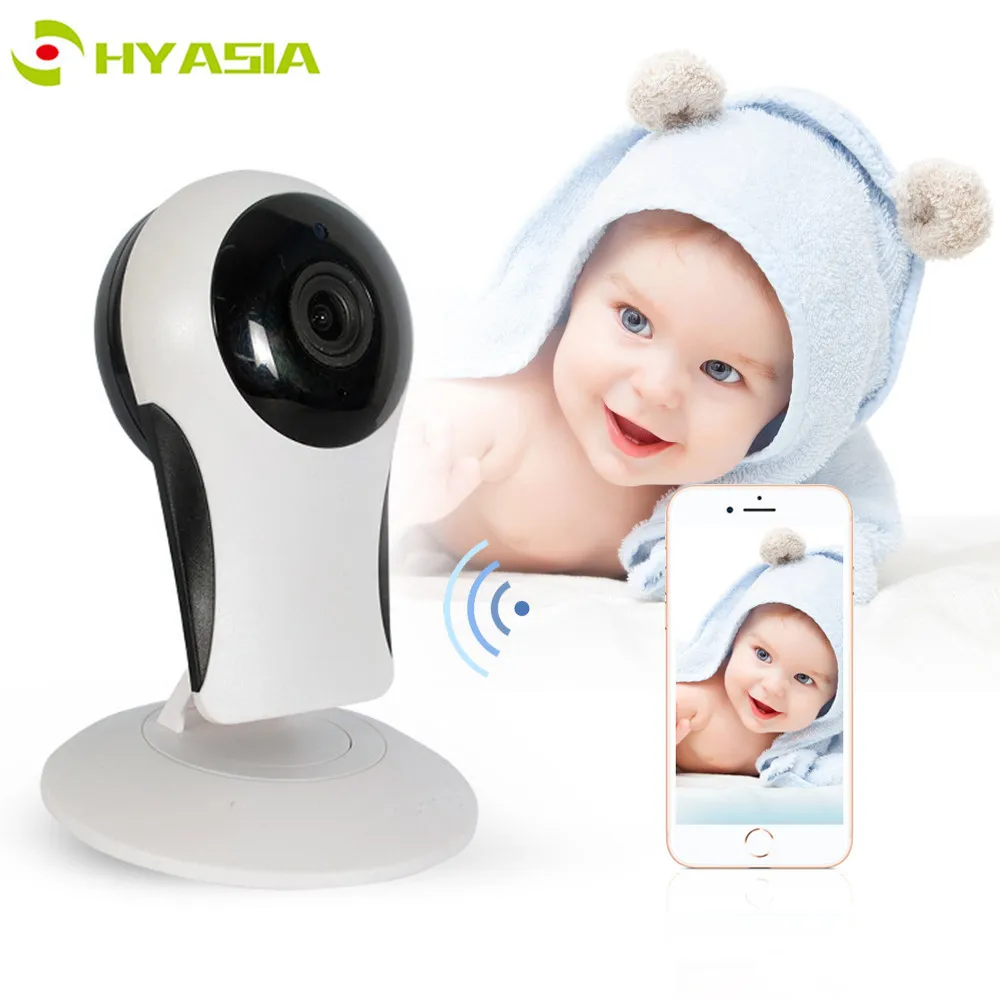 HYASIA Wireless IP Camera Wifi CCTV Baby Camera Mini Network Video Surveillance Auto Tracking Camera Night Vision Baby Monitor