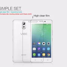 Nillkin супер прозрачный, с защитой от отпечатков пальцев Защитная пленка для экрана для Lenovo Vibe P1m(5,0 дюймов) HD защитная пленка