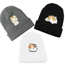 Модные аниме Нацумэ книга друзей Мадара Beanie Хлопковые вязаные лыжные шапочки хип-хоп шапка Весна Зима Осень шапка для косплея подарок