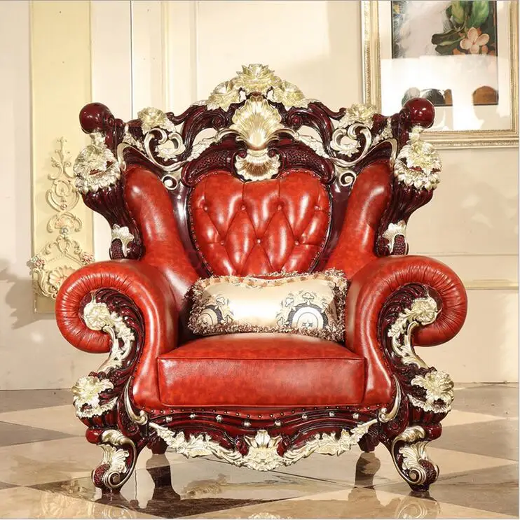 high quality European antique living room sofa furniture genuine leather set FS506 p10081 high quality European antique living room sofa furniture genuine leather set FS506 p10081