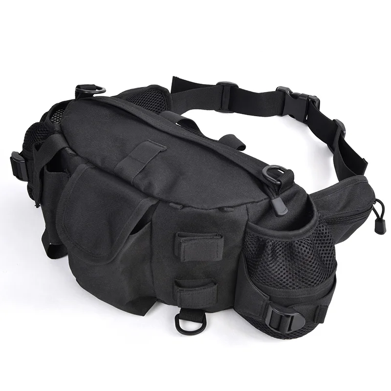 Военные Стиль путешествия бутылки воды Waistbag Фанни поясная сумки 600D нейлон ремень