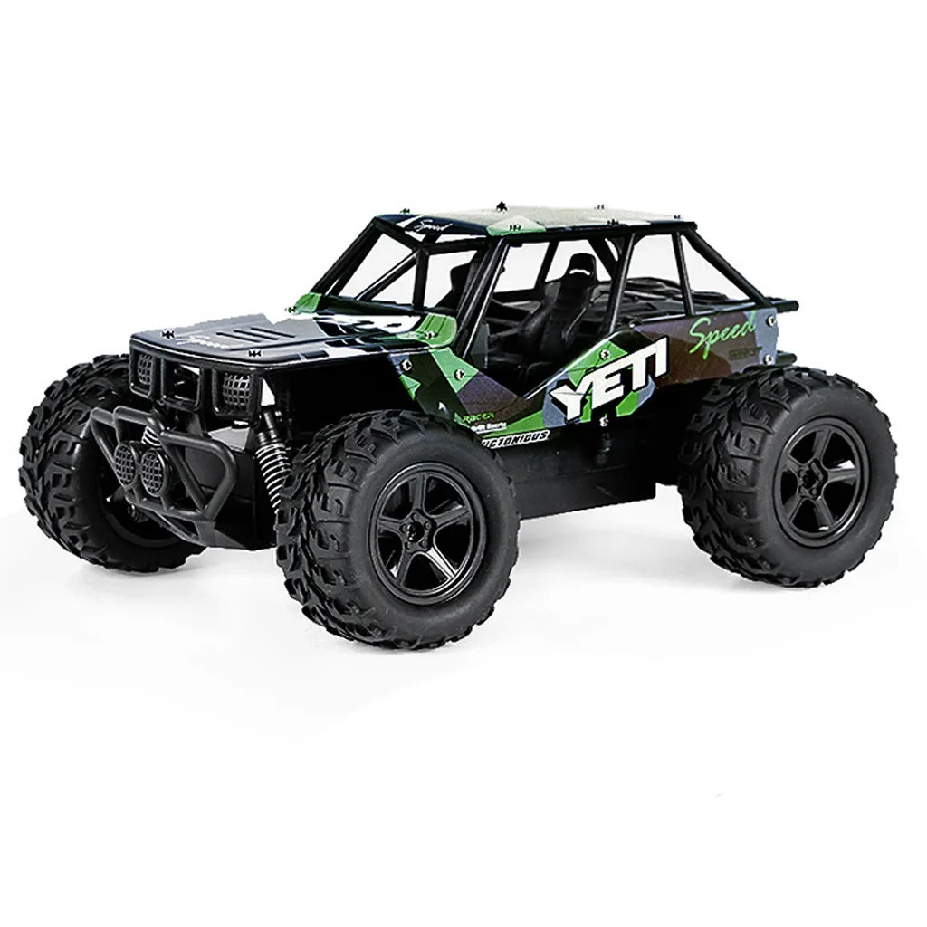 

Remote control car High-speed Rechargeable Remote Radio Control Truck RC Climbing Off Road Car 2WD magic track fast D300101