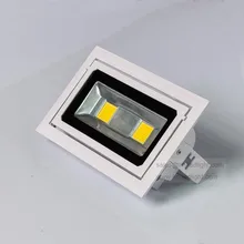 40 Вт люсис привело 20 шт./лот Bridgelux focos led empotrables 85-265 в теплый белый Природа белый холодный белый синий красный зеленый refletor led