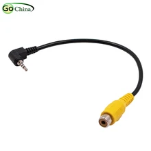 AV 인 비디오 케이블 어댑터, 2.5mm AV 잭 수 플러그, RCA 암 어댑터 케이블, GPS 및 후면 카메라용