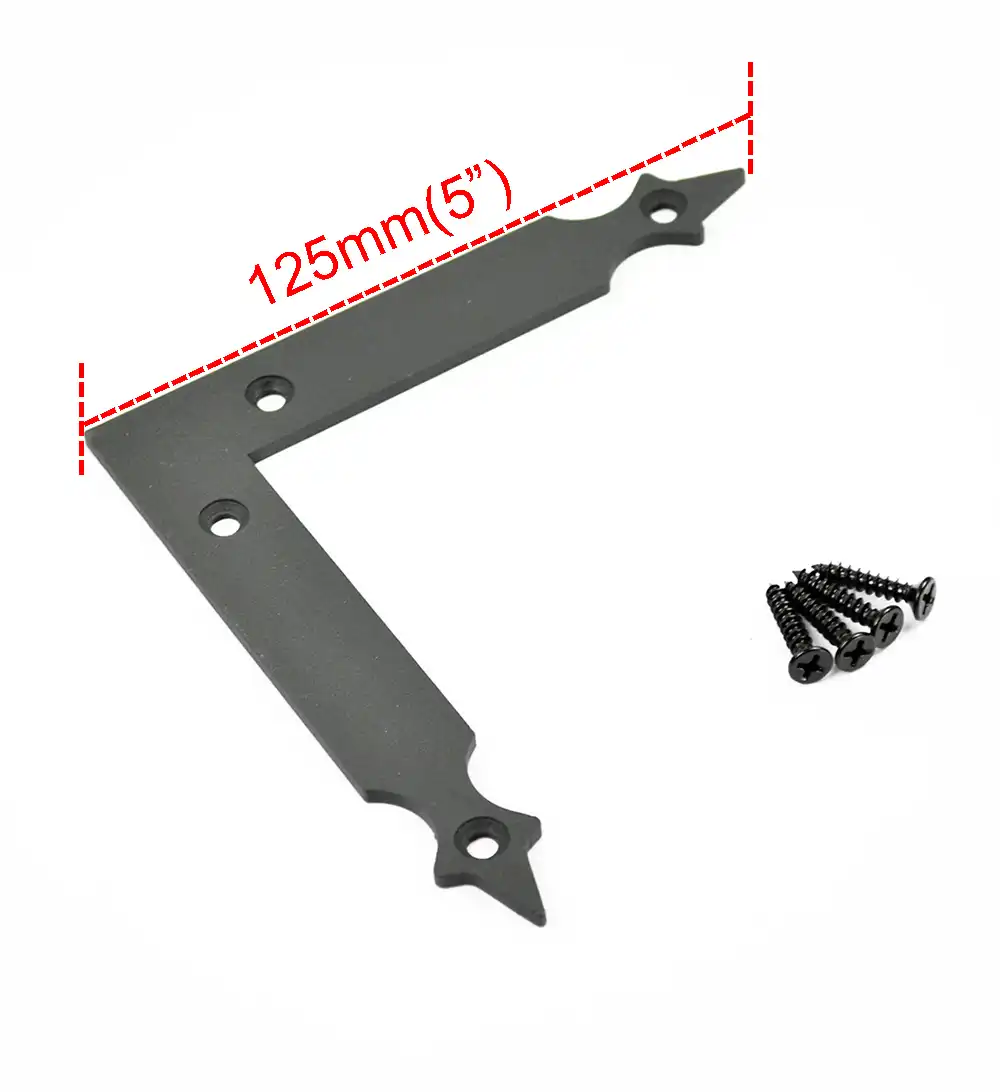 Diyhd 125mm Barn Door Slab L Bracket Sliding Barn Door