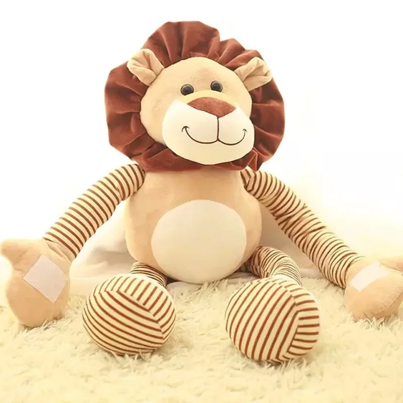 2016 New One Piece Lovely Lion Plush Dolls Stretched Hands&Feet Cartoon Lions Kids Toys Pillow Brinquedos Birthday Present