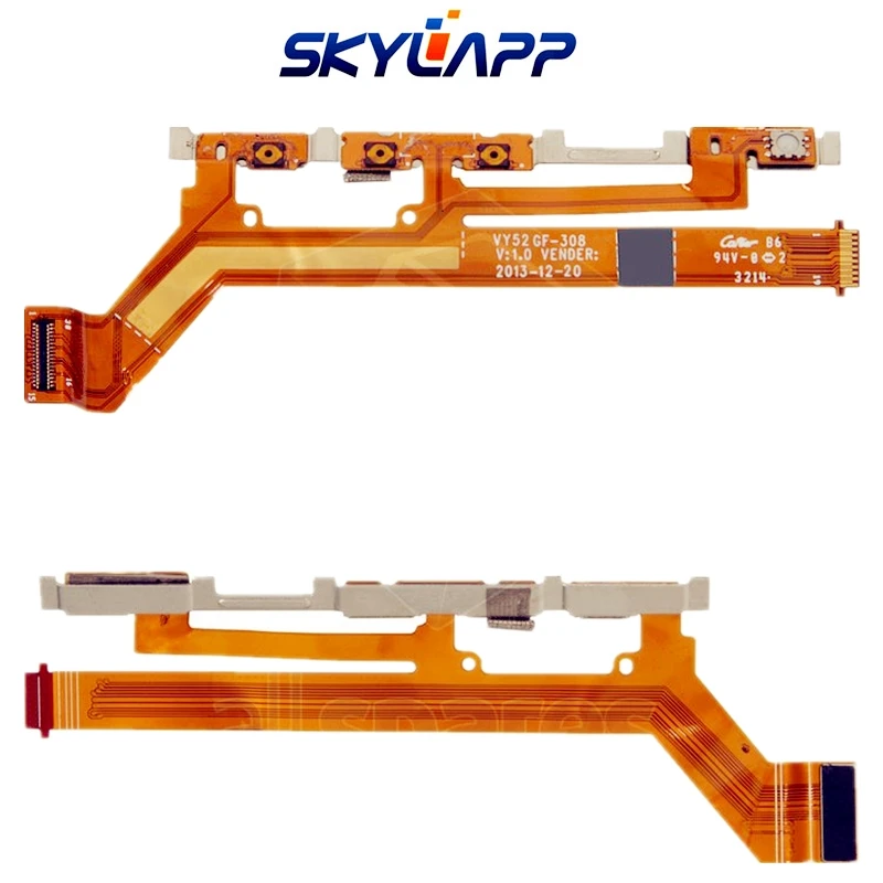Новый плоский кабель для sony D2302 Xperia M2 Dual D2303 кнопка запуска боковые кнопки Гибкий