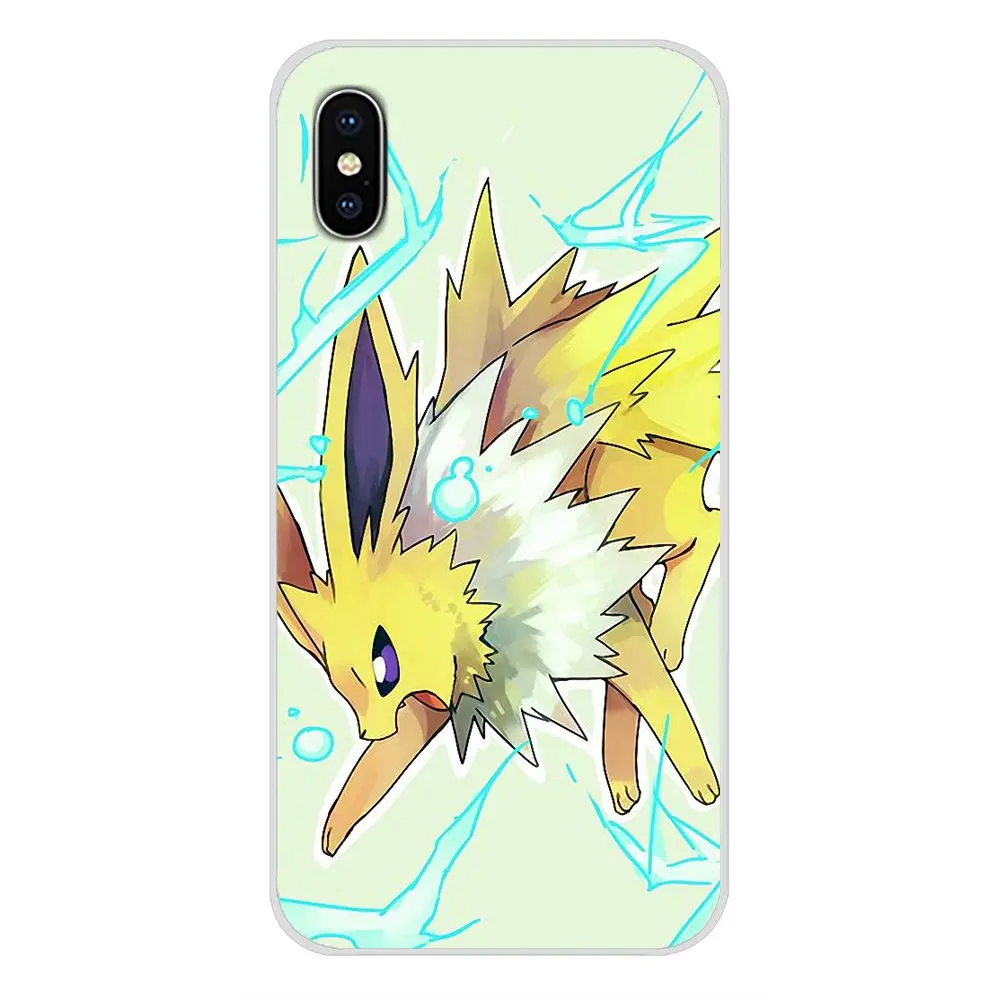 Эволюция Иви Pokemons для Samsung Galaxy S3 S4 S5 Mini S6 S7 Edge S8 S9 S10 Lite Plus Note 4 5 8 9 прозрачный чехол из
