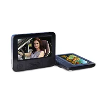 Car Headrest DVD Player With Dual Screen+Car Headrest Monitor DVD Player BLACK 7.8” Car DVD Player USB & SD