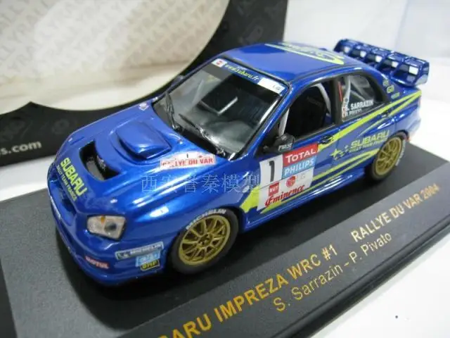

I XO 1:43 Su baru impreza WRC #1 2004 alloy model Car Diecast Metal Toys Birthday Gift For Kids Boy