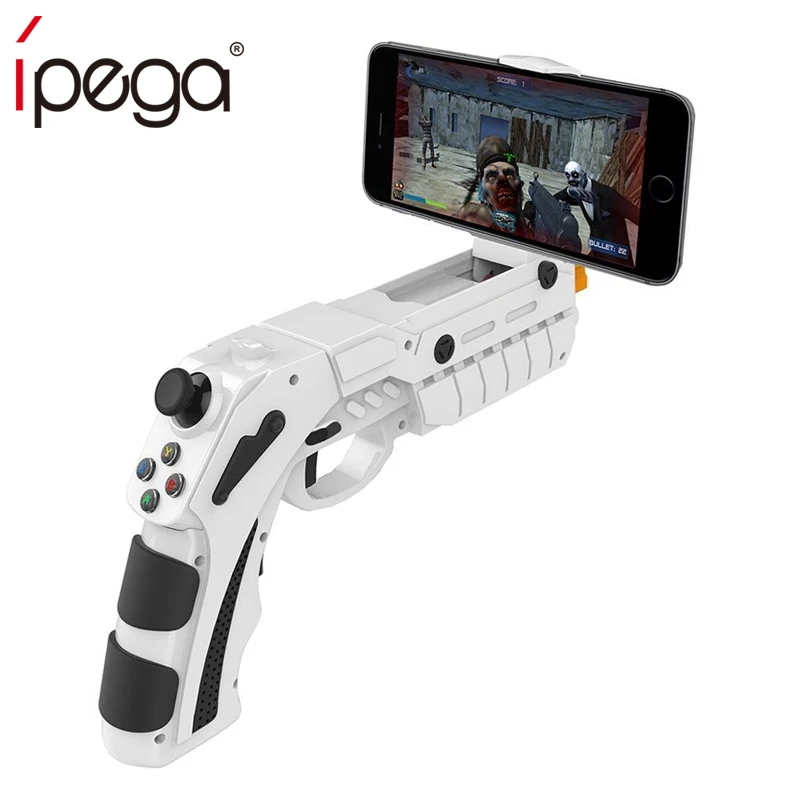 

iPega Bluetooth Trigger Gun Joystick For Android iPhone Cell Phone Mobile Controller Gamepad Game Pad Gaming Control Cellphone
