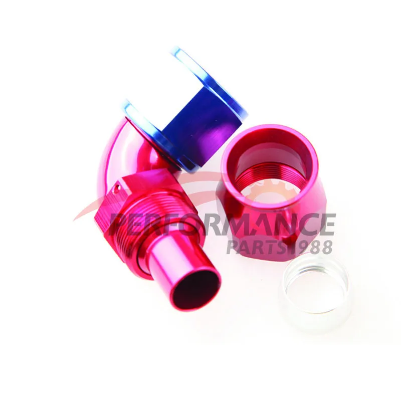 Best Selling AN6 6AN AN-6 90 DEGREE REUSABLE SWIVEL PTFE HOSE END FITTING FULL FLOW RED/BLUE | Автомобили и мотоциклы