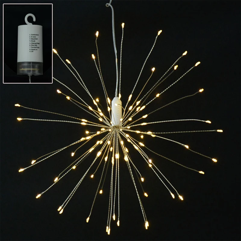 

DIY Fireworks Solar String Lights For Garden Decoration Bouquet LED String Christmas Festive Fairy Lights Outdoor Solar lamps
