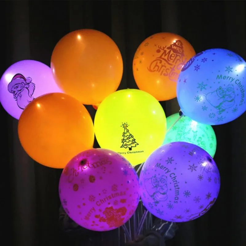 Многоцветный Круглый светодиодной вспышкой мяч 10 шт. лампа шар света длительным временем ожидания для Бумага Фонари шар света вечерние