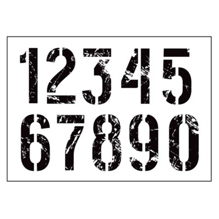 Silicone Stamp Number Transparent Clear Silicone Stamp/Seal for DIY scrapbooking/photo album Decorative clear stamp J12
