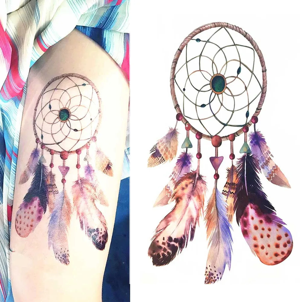 TOMTOSH 2017 NEW Hot Fashion Waterproof Temporary Tattoo Stickers 21X15