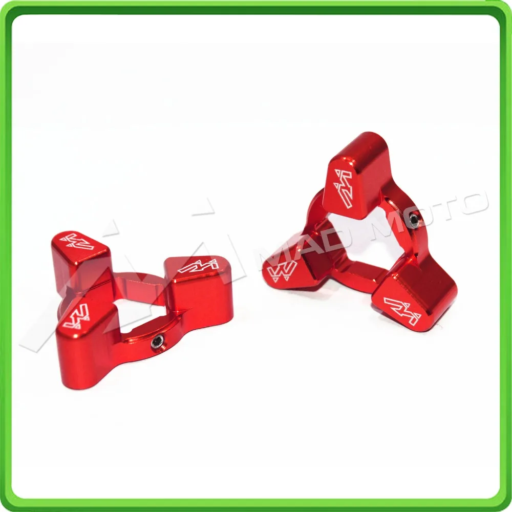 HUIHUAN MADMOTO 22mm Red Fork Spring Preload Adjusters for TRIUMPH SPEED TRIPLE 1050 2005 2006 2007 2008 2009 2010 Style B (13)