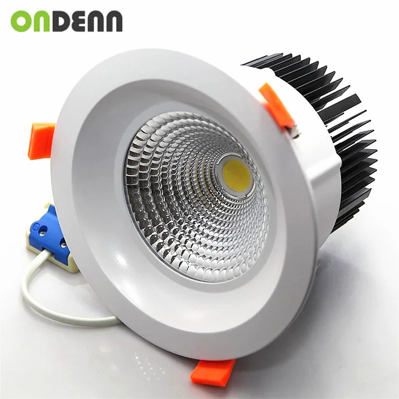 

30W 25W 15W 12W COB LED Ceiling Lamp With Fixed Head CRI 85+Ra CREE COB LED Recessed Downlight Spot Lamp AC85V-265 Free Shipping