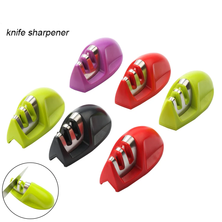 Knife Sharpener 2 Stages Professional Kitchen Sharpening Stone Grinder knives Whetstone Tungsten Diamond Ceramic Tools | Дом и сад