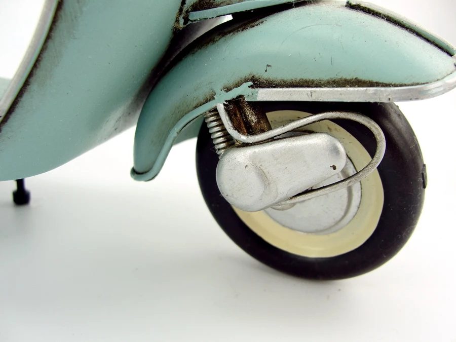 Абсолютно новая модель мотоцикла ручной работы 1965 VESPA металлический мотоцикл артефакт модель игрушки для коллекции подарок украшение