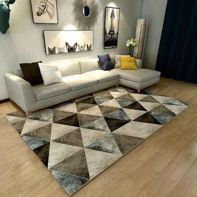 

European Living Room Carpet Sofa Table Area Rug Home Floor Mat Anti-slip Carpet For Bedroom Kids Room Mats Study Room Rug