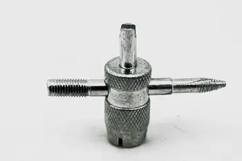 

2 pcs/lot Free Shipping 4 in 1 Car Motorcycle Schrader Valve Core Wrench Cap Removal Tool thread valve