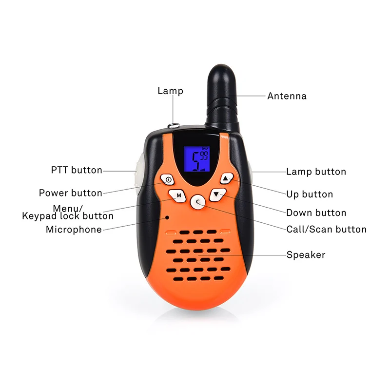 Детская рация игрушка детская walky talky для детей двухсторонняя Портативная