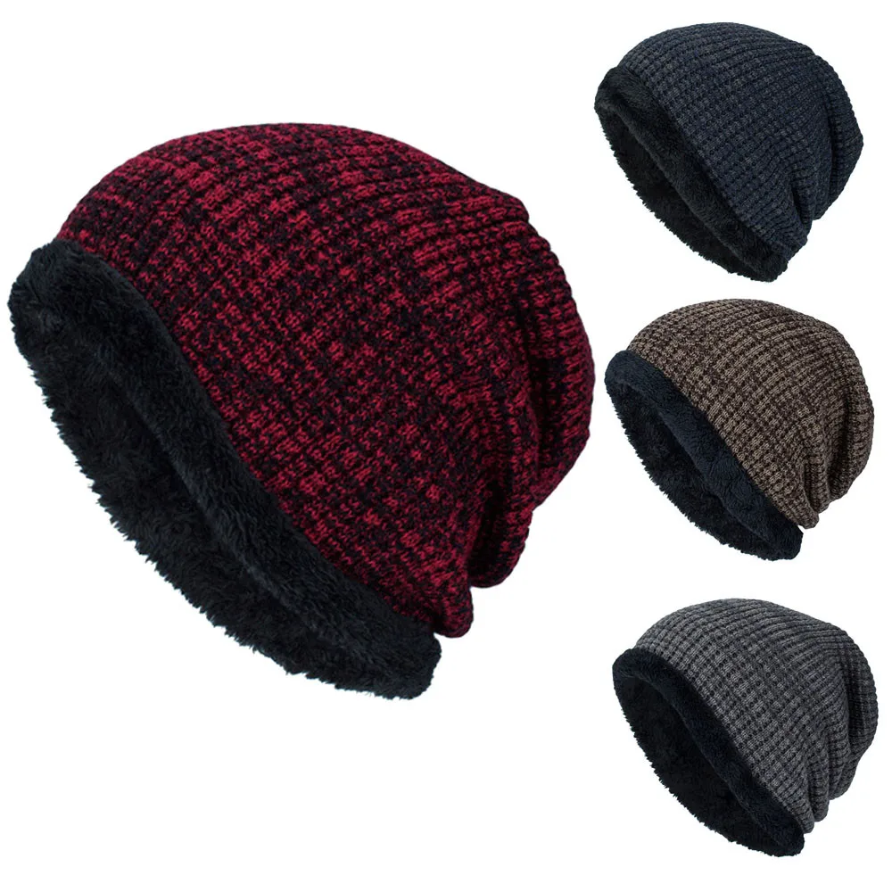 2018 Hot Sales Knitting Hat Winter Hat For Man Skullies Beanies Warm Cap Man Beanie Hat High