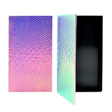 Grosir Ikan Skala Pola Kosong Magnetik Palet Eyeshadow Blusher Lipstik Lip Gloss Bubuk Ajuan DIY Isi Ulang Palet(China)