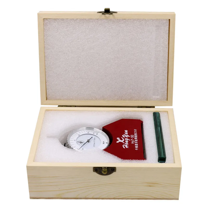 Steel Mesh Tension Meter Gauge High Precision Dial 7-50N Pressure Tester With Shock Absorber Force Mechanical Tensiometer Tool (14)
