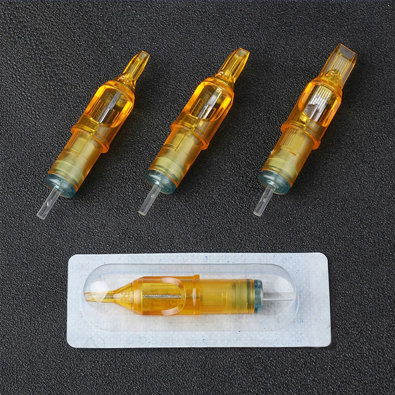 Картридж одноразовый полуперманентный для тату машинки игла RL/RM/M1/RS 1RL/3RL/5RL/7RL/9RL/11RL