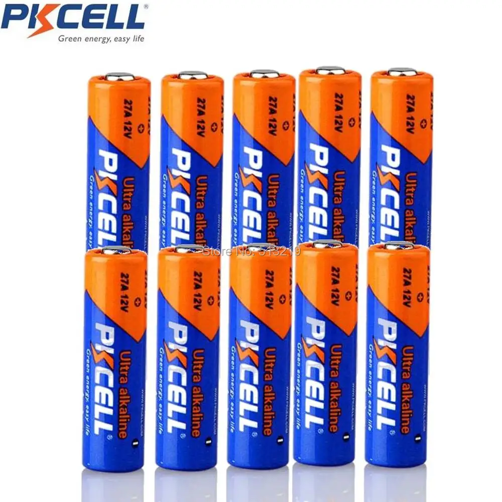 

10PCS 12V 27A 12V MN27 27A A27 L828 Alkaline Battery