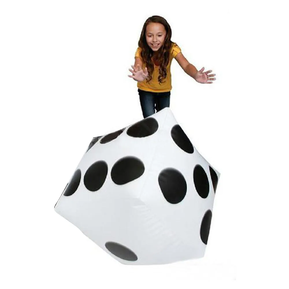 

Children Toy Inflatable Tweezers 28cm Jumbo Large Inflatable Dice Dot Diagonal Giant Toy Party Air#518