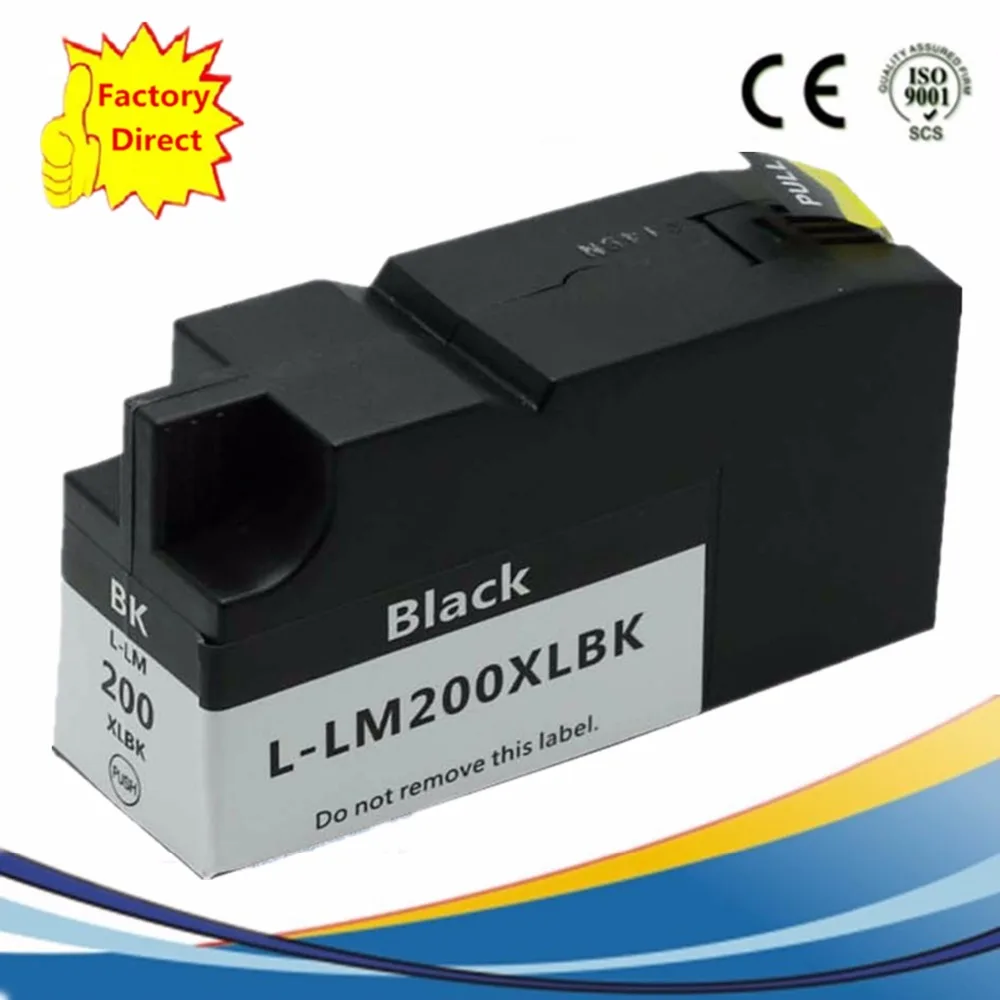 Модель LM200XLBK LM200XL LM 200XL LM200 200 для Lexmark OfficeEdge Pro4000c Pro4000 Pro5500 Pro5500t|ink cartridge|replacement cartridgeink