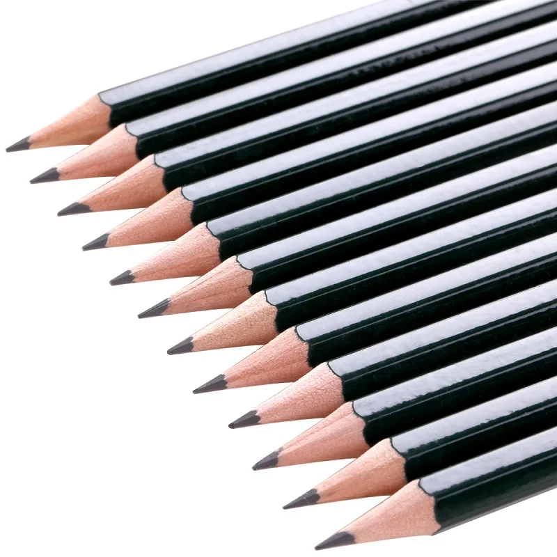 

2B Pencil HB 2H Wood pencil Student Learning Examination Drawing Painting school stationery deli 7082