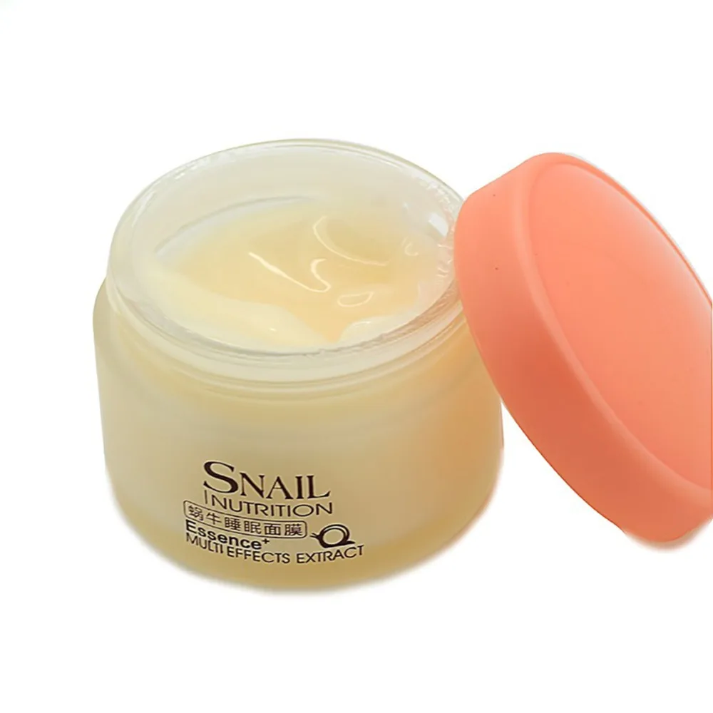 Snail Sleeping Mask Essence увлажняющий ночной крем против старения морщин крем для макияжа для женщин Maquillaje Snail Cream beauty