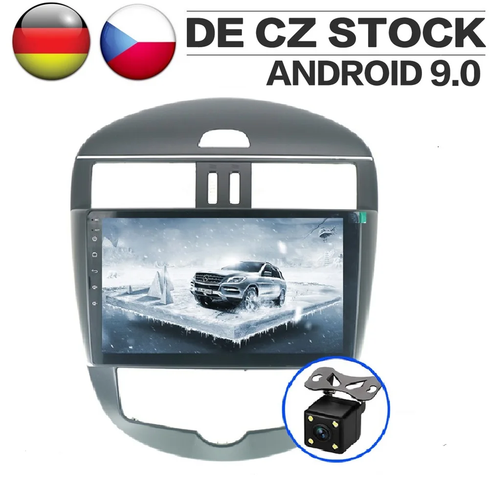 2 Din стерео DVD плеер Android 9 0 Авторадио для Peugeot 206 2000 2016 GPS навигация 4G + 32G