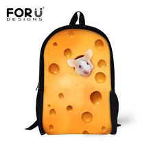 Teenager Tier Druck Rucksack für Grundschüler Mädchen Jungen Maus Schwein Muster Rucksack für Buch Wasserdicht Zurück Tasche