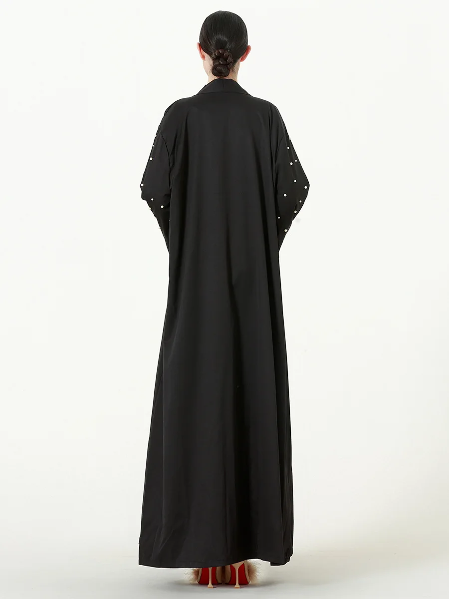 2019 женское мусульманское платье abaya кардиган женские вечерние платья с бисером
