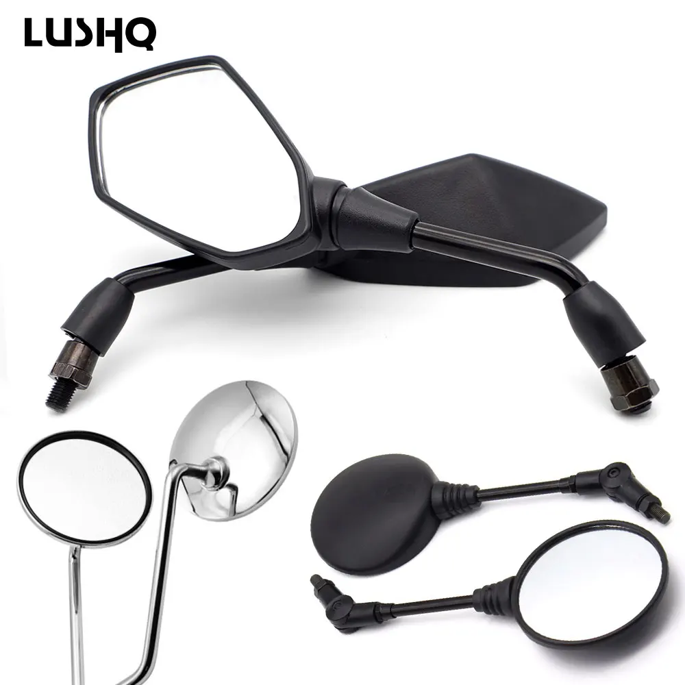 

Motorcycle mirror rearview mirror 8mm 10mm accessories for yamaha drag star yz 125 virago 250 mt 09 2018 mt 09 tracer tmax mt 10