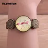 1pcs 6 Color PU Bracelet Bronze Round Base Setting Cuff Blank Trays Brazel Fit 25mm Glass Cameo Dome Cabochon DIY Jewelry ► Photo 3/6